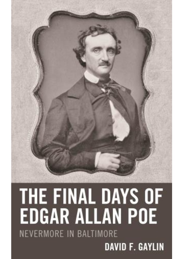 Book cover with photo of Edgar Allan Poe