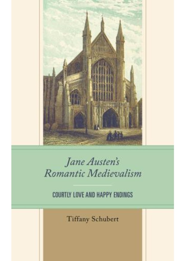 Book cover showing gothic cathedral